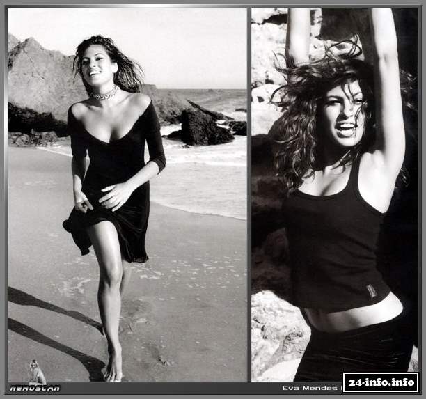 Голая звезда Ева Мендес