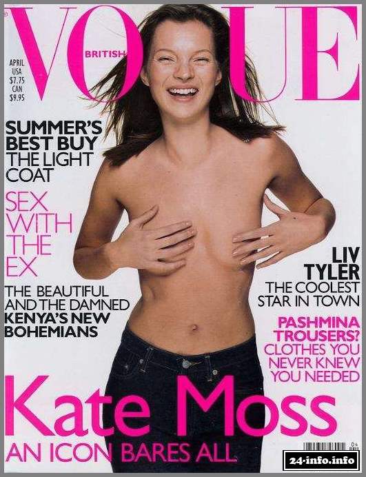 Голая звезда Кейт Мосс