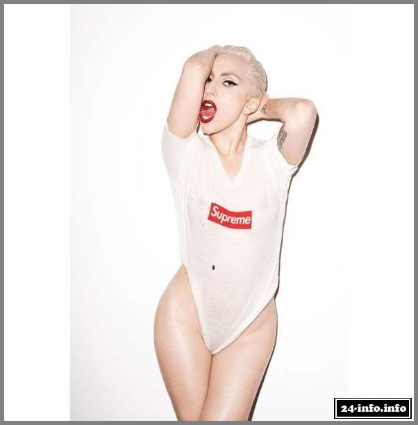 Голая звезда Леди Гага