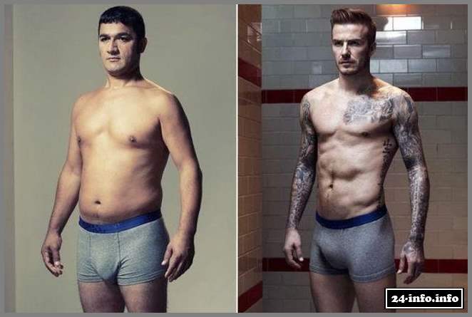 Обычные мужчины в рекламе мужского белья