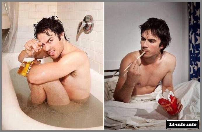 Йен Сомерхолдер в фотосессии Бутча Хогана