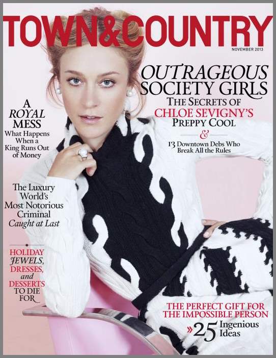 Фотосессия для журнала Town & Country (ноябрь 2013)