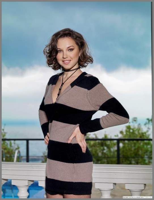 Изящная краотка в эротическом фотосете