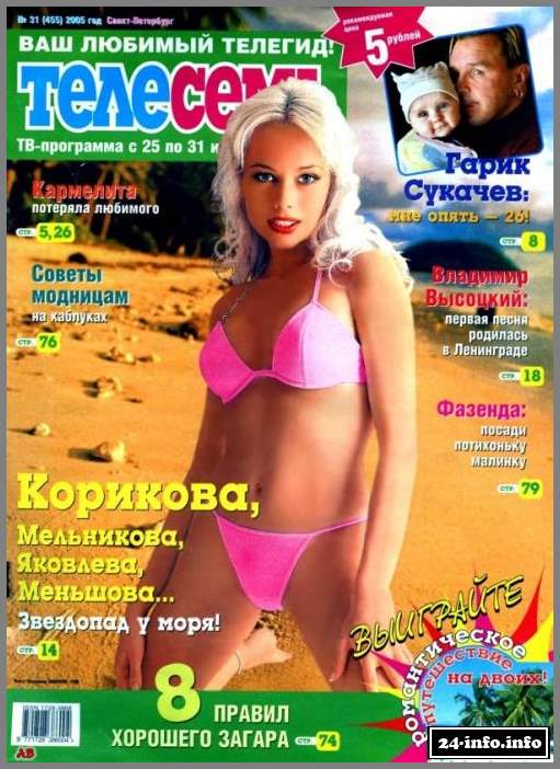 Голая Елена Корикова (фото 18+)