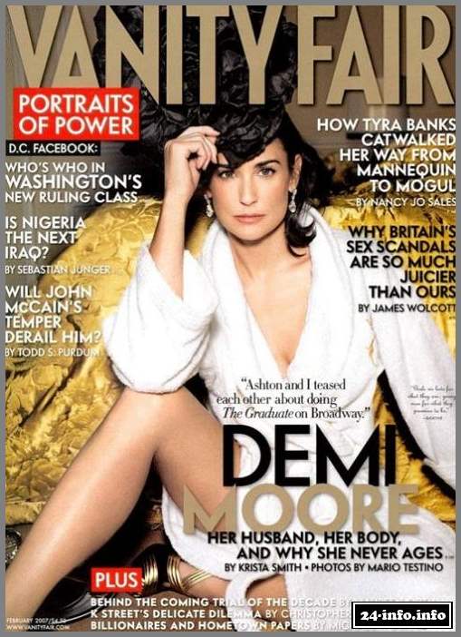 Голая звезда Деми Мур