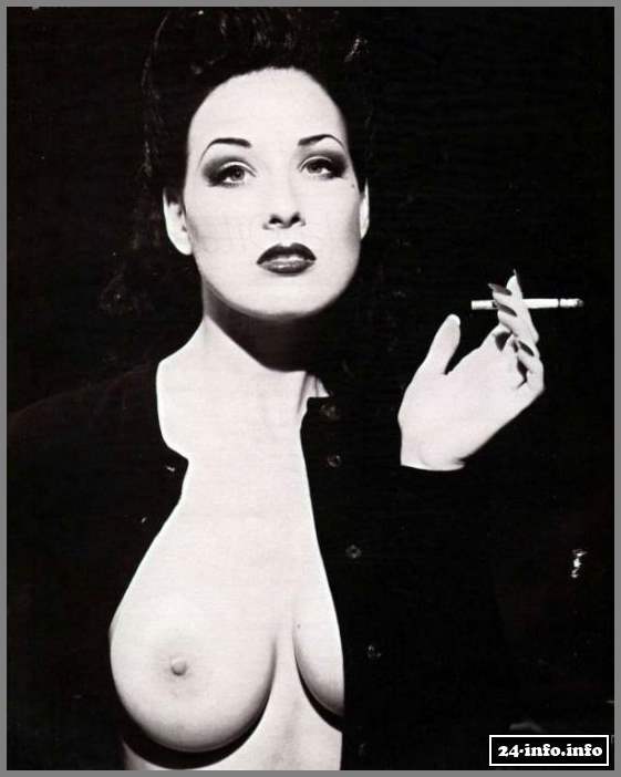 Голая звезда Дита фон Тиз