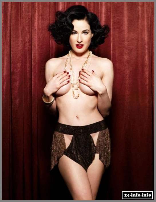 Голая звезда Дита фон Тиз