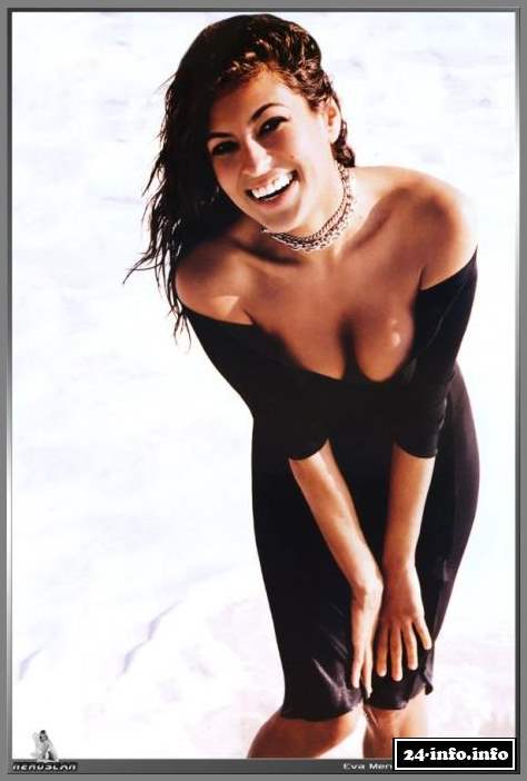 Голая звезда Ева Мендес