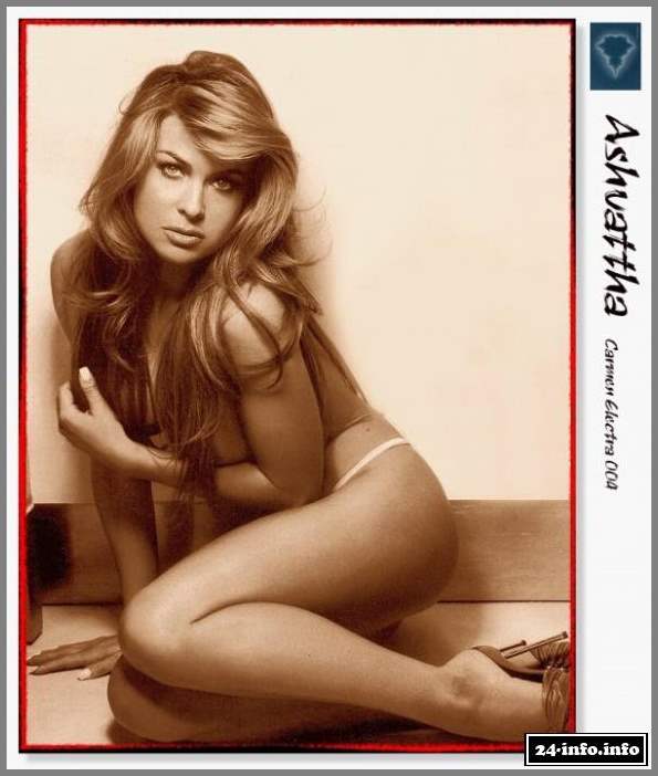 Голая звезда Кармен Электра