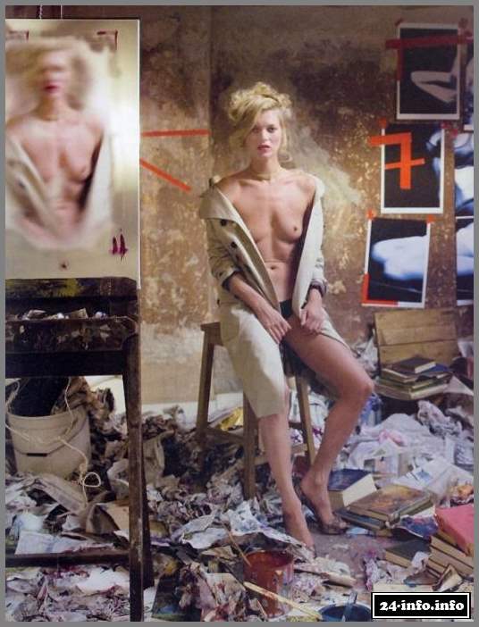 Голая звезда Кейт Мосс