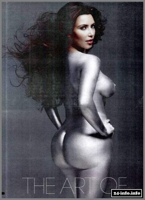 Голая звезда Ким Кардашян