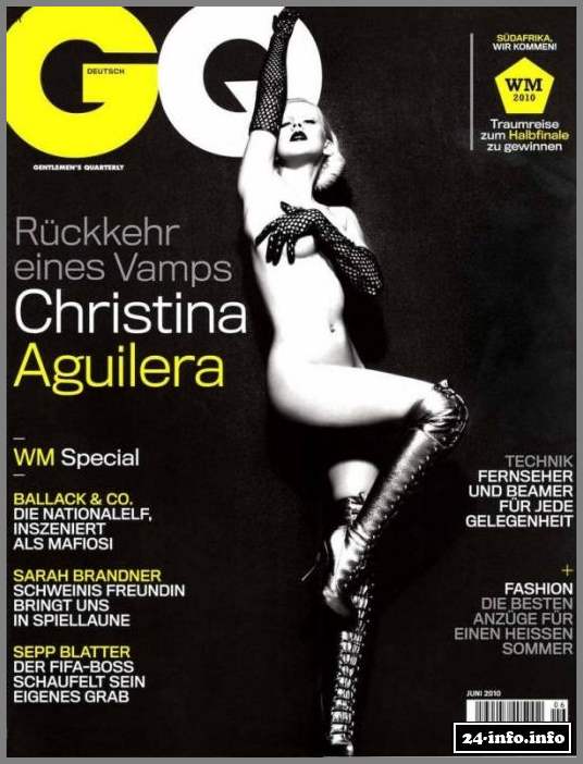 Голая звезда Кристина Агилера