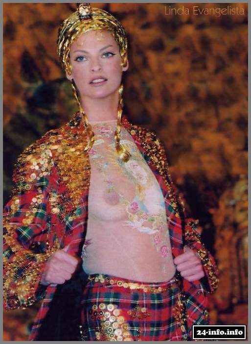 Голая звезда Линда Евангелиста