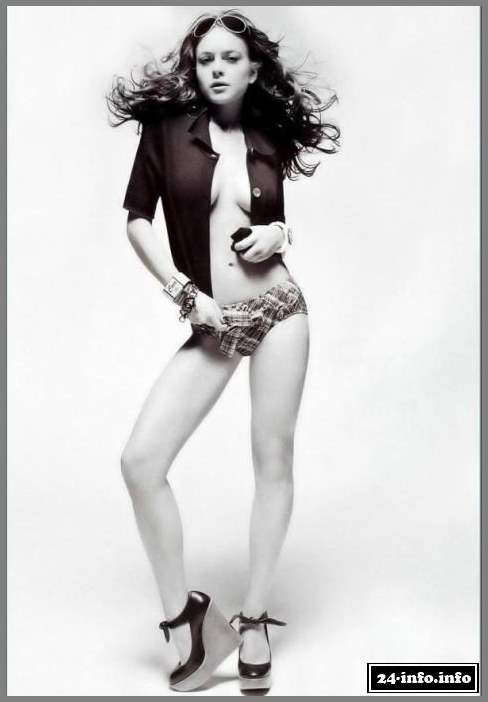 Голая звезда Линдси Лохан