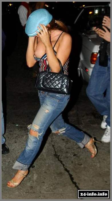 Голая звезда Линдси Лохан