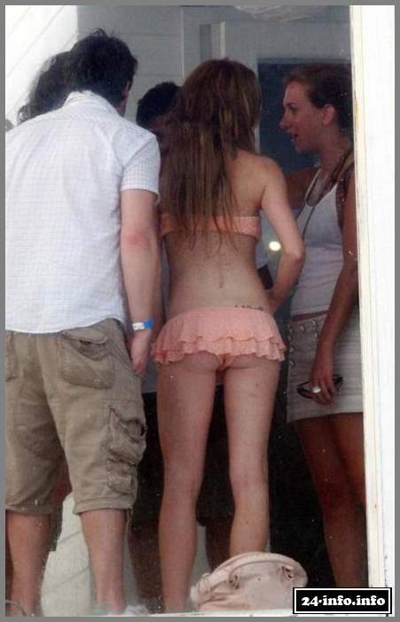 Голая звезда Линдси Лохан