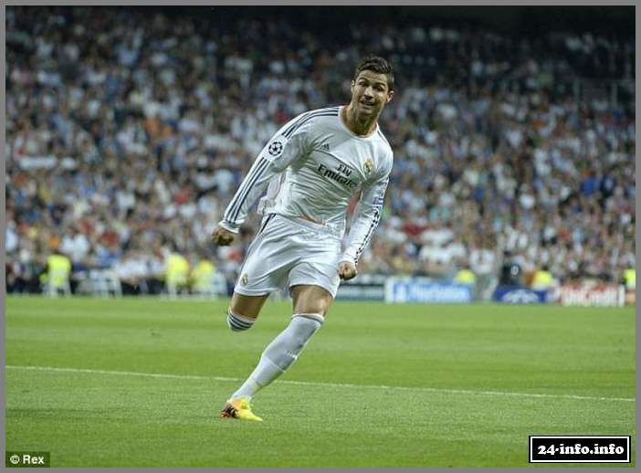 Ирина Шейк "поддержала" Роналду на матче ЛЧ