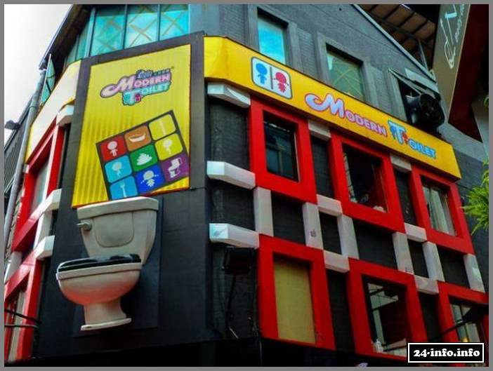 Необычный ресторан-туалет в Китае (25 фото)