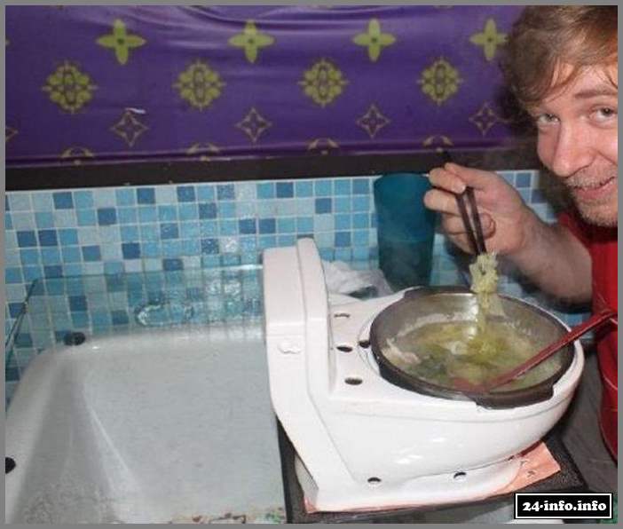 Необычный ресторан-туалет в Китае (25 фото)