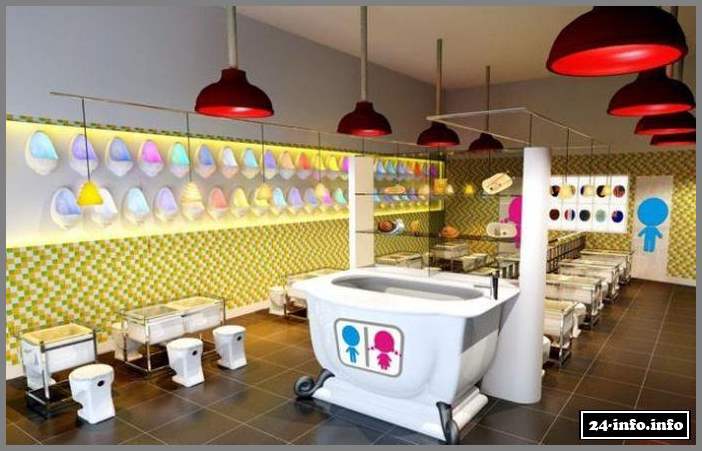 Необычный ресторан-туалет в Китае (25 фото)