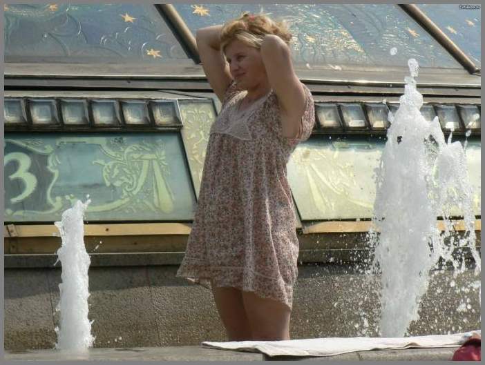 Подглядывание за армяночкой на природе