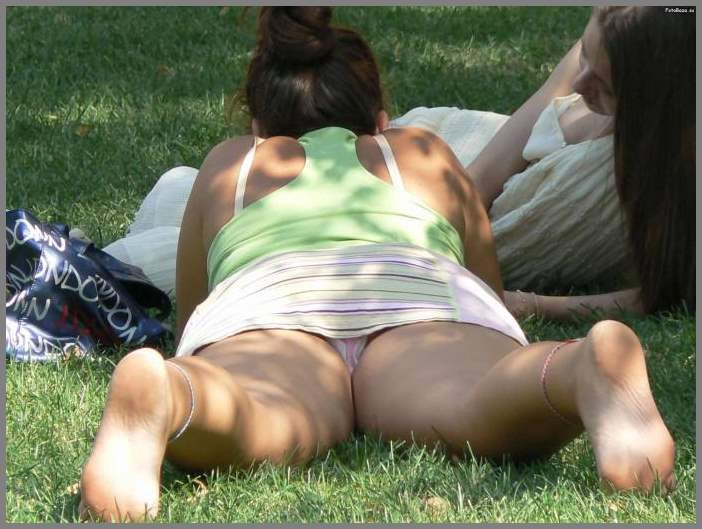 Подсмотренное на природе (трусы, жопы, передки)