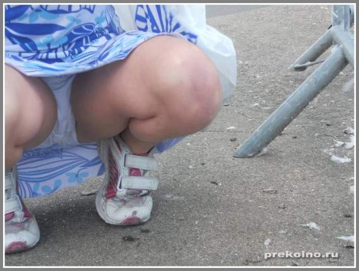 Как выглядит вагина под колготками