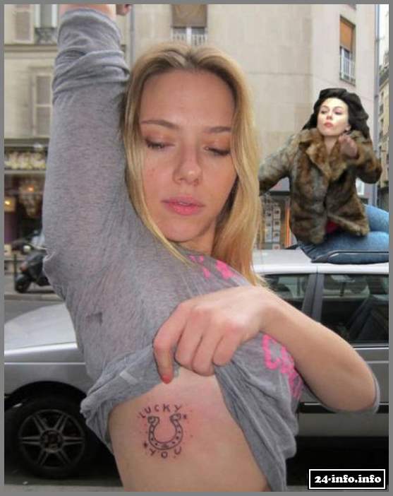 Прикольные фотожабы на Скарлетт Йоханссон