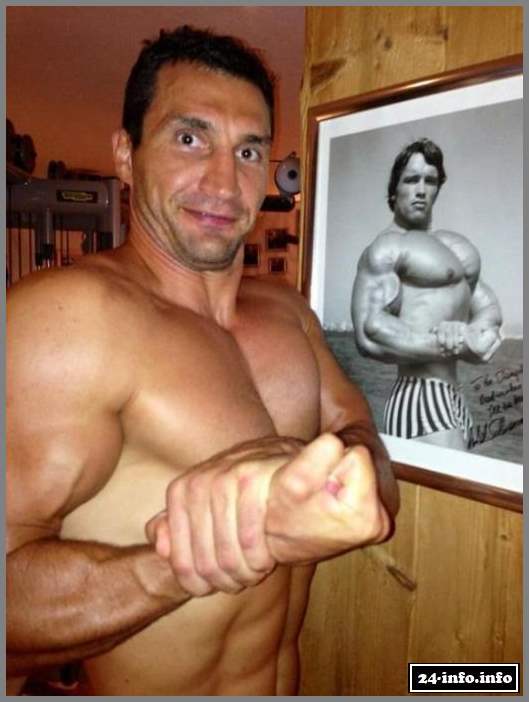 Владимир Кличко и Арнольд Шварценеггер