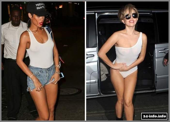 Чья грудь лучше? Рианна против Леди Гаги