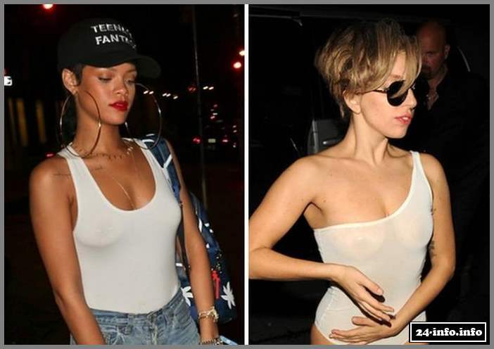 Чья грудь лучше? Рианна против Леди Гаги