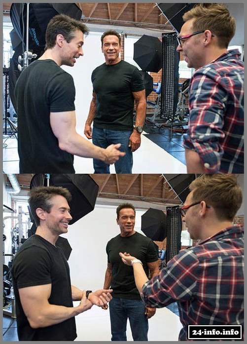 Арнольд Шварценеггер в отличной форме!