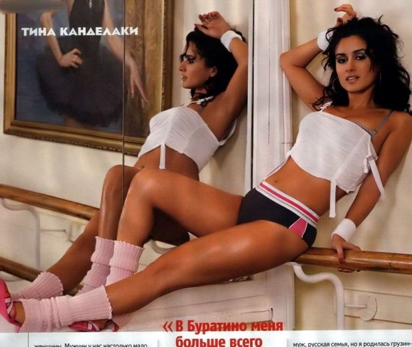 Сексапильная ведущая и знаменитость Тина Канделаки