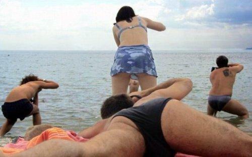 Приколы над голыми людьми