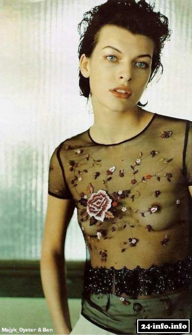 Голая звезда Мила Йовович