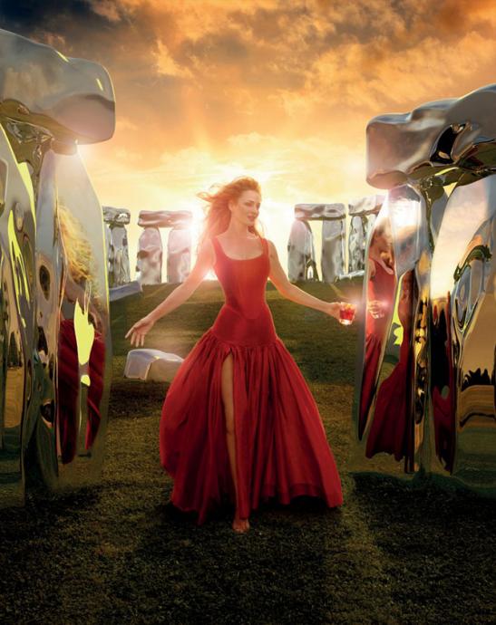 Ума Турман в календаре Campari