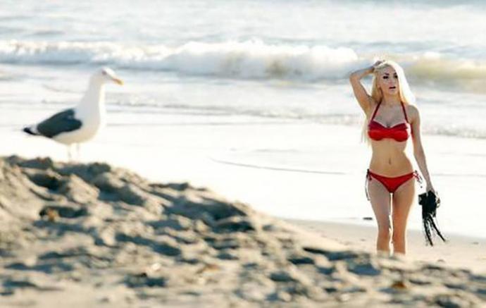 Привлекательные девушки в бикини