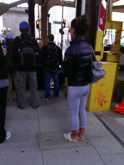 Штаны в обтяжку