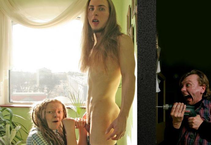 У мужика член 40 см - Эроприколы