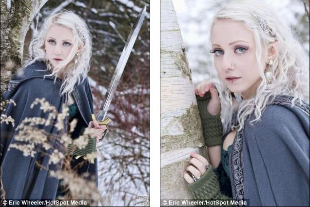 Девушка сильно хотела быть похожей на эльфов Девушка сильно хотела быть похожей на эльфов