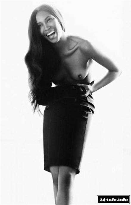 Голая звезда Наоми Кэмпбелл