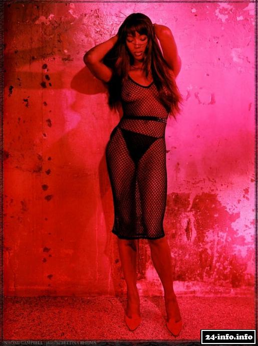 Голая звезда Наоми Кэмпбелл