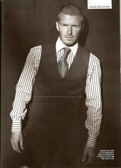 Раздетая Дэвид Бэкхем в журнале GQ. Декабрь 2008 (НЮ)