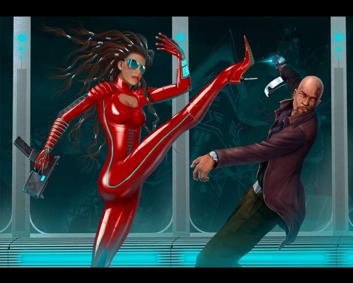 драка, латекс, удар, красный