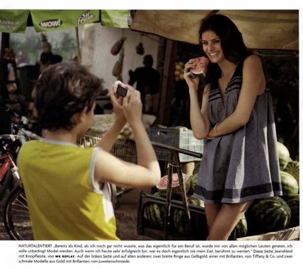 Секси Исабели Фонтана и Тони Гарн для немецкого Vogue (голые девушки)