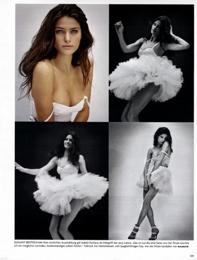 Секси Исабели Фонтана и Тони Гарн для немецкого Vogue (голые девушки)