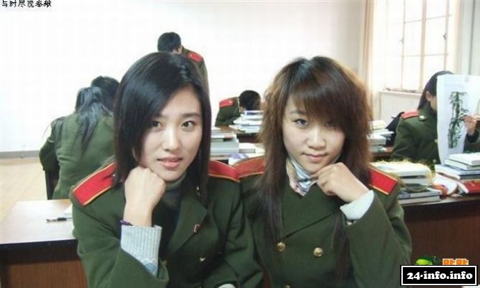 Девушки китайской армии во время службы и после нее