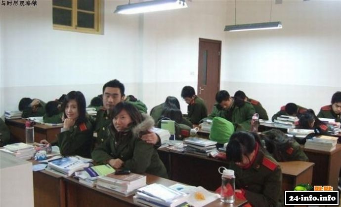 Девушки китайской армии во время службы и после нее