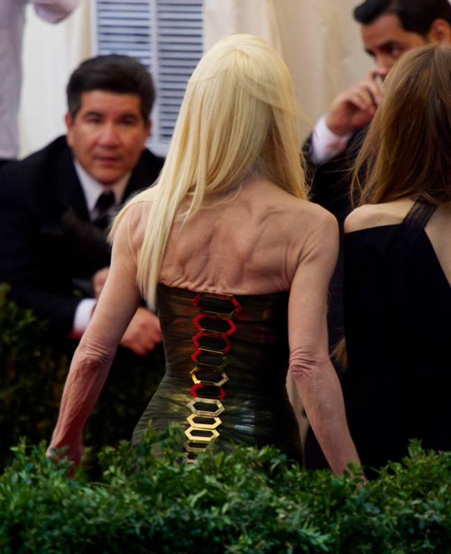 Донателла Версаче испугала гостей бала Донателла Версаче испугала гостей бала