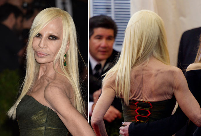 Донателла Версаче испугала гостей бала Донателла Версаче испугала гостей бала